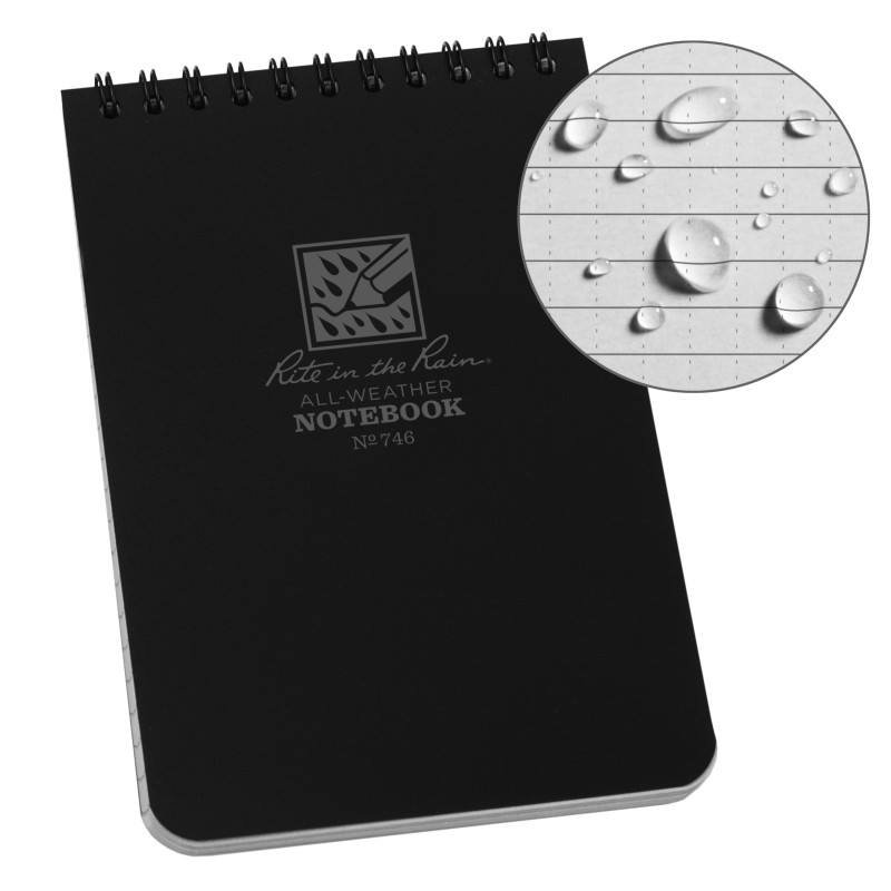 Rite in The Rain 4"x6" Notebook - Black